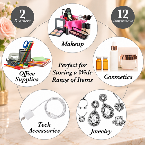 Drawer Desktop & Vanity Organizer